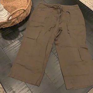 Capris linen pants